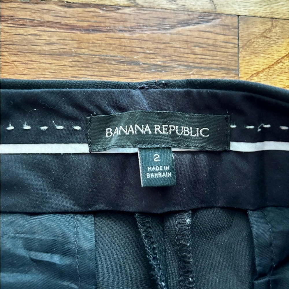 Banana Republic Black Dress Pants Size 2 - Picture 2 of 9